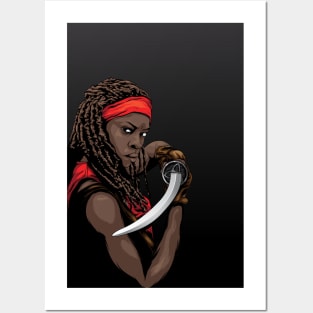 Michonne Posters and Art